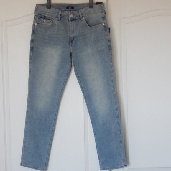 True Religion Men’s GENO SN Flap Relaxed Slim Light Brick Wash Jeans 36x32 NWT - Picture 4 of 10